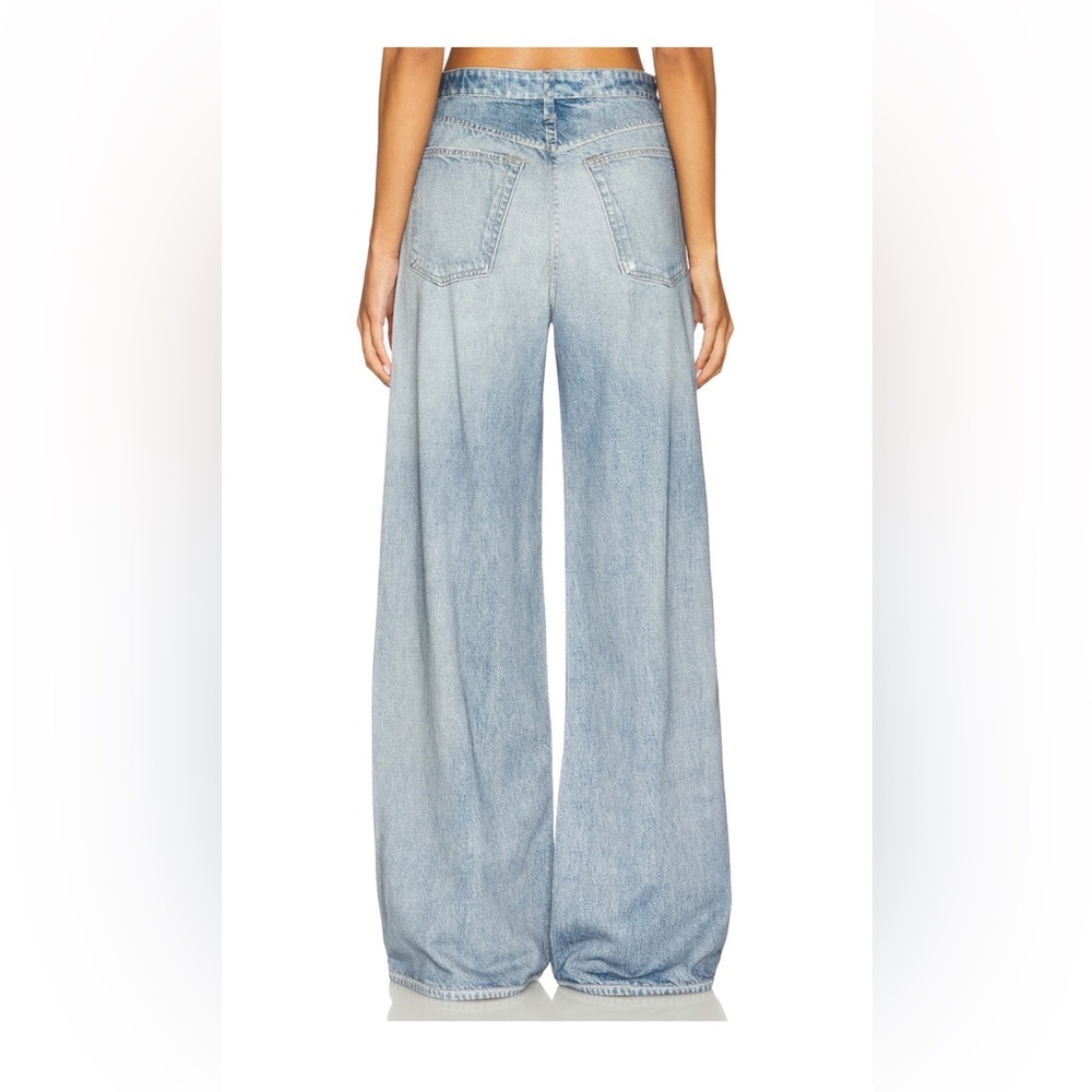 rag & bone Light Wash Wide Leg Jeans - Picture 4 of 4